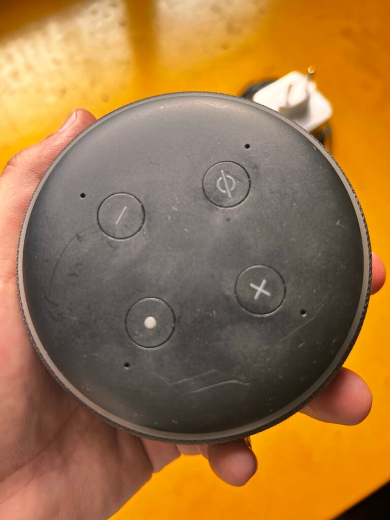 Echo Dot 3ª geração Alexa grafite com caixa e fonte original, foto 4 de 6